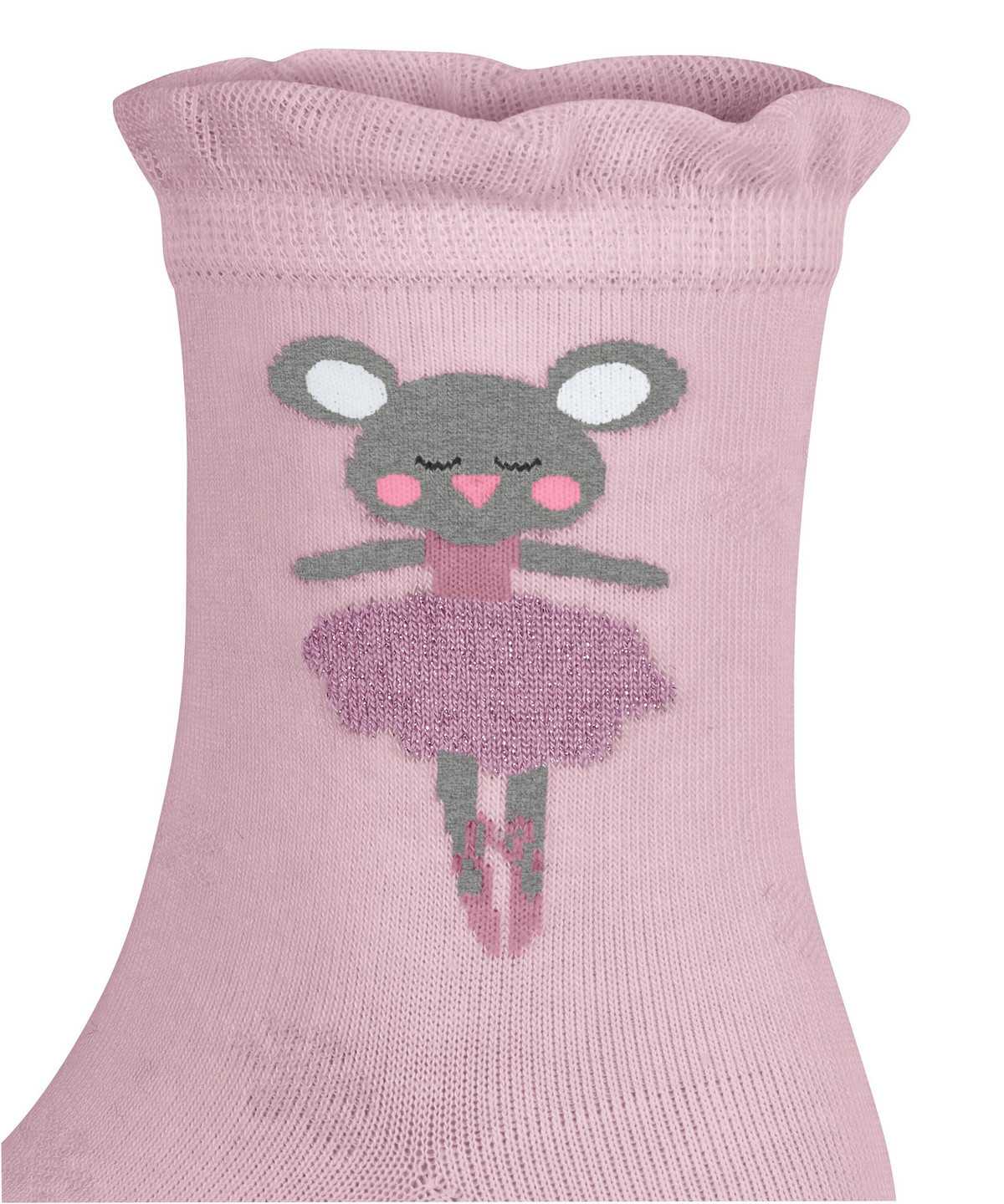 Skarpetki Falke Ballerina Mouse Socks Dziecięce Różowe | LKABXW-592