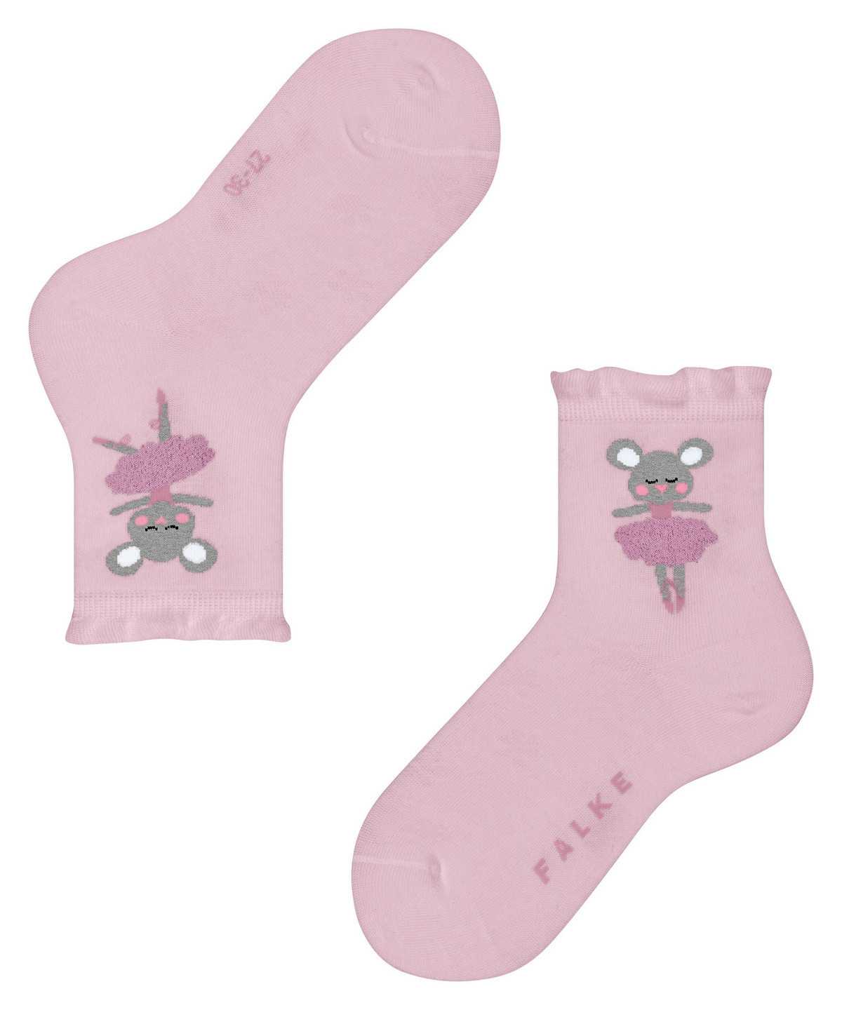 Skarpetki Falke Ballerina Mouse Socks Dziecięce Różowe | LKABXW-592