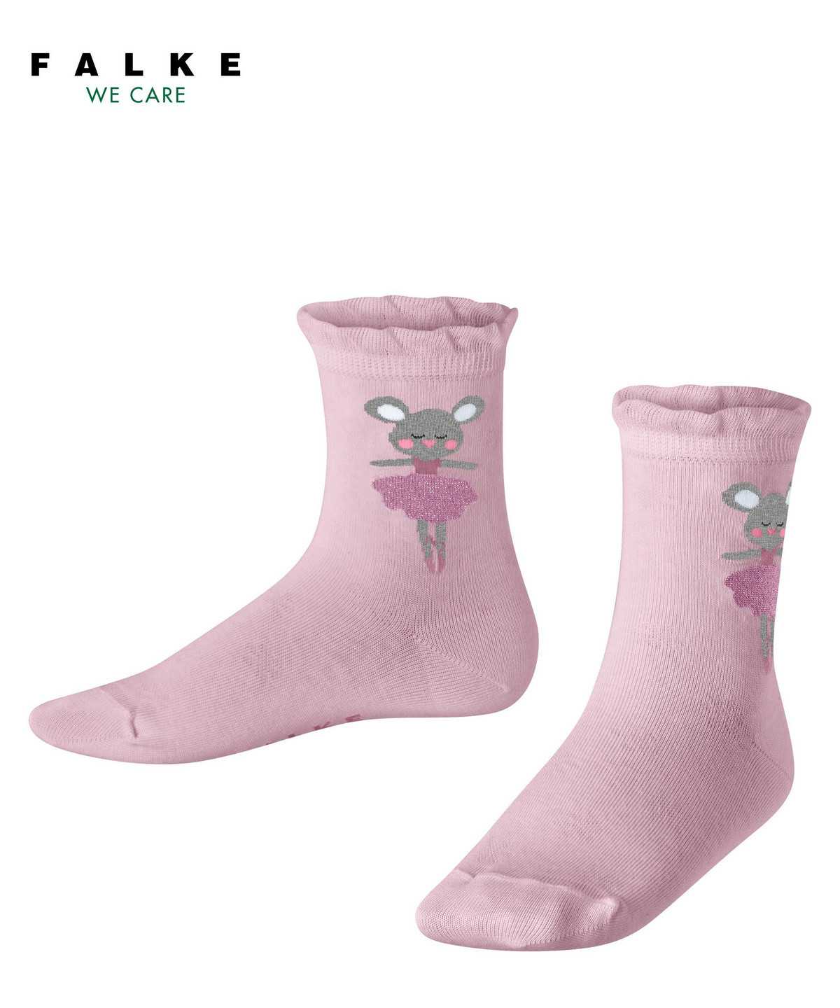 Skarpetki Falke Ballerina Mouse Socks Dziecięce Różowe | LKABXW-592