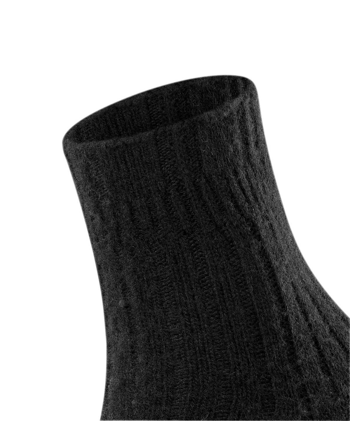 Skarpetki Falke Bedsock Rib House socks Damskie Czarne | OIHGJK-037