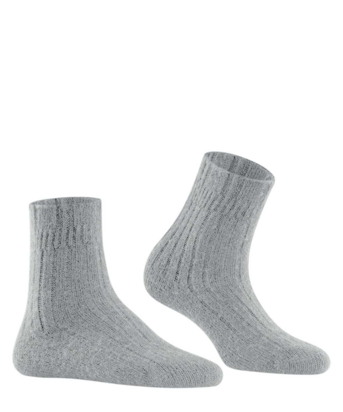 Skarpetki Falke Bedsock Rib House socks Damskie Szare | JQRZPX-970