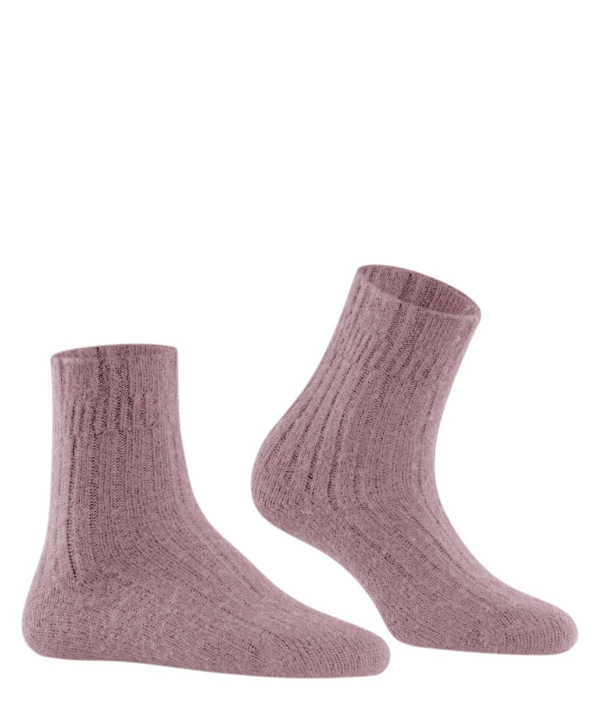 Skarpetki Falke Bedsock Rib House socks Damskie Czerwone | IGABDQ-604