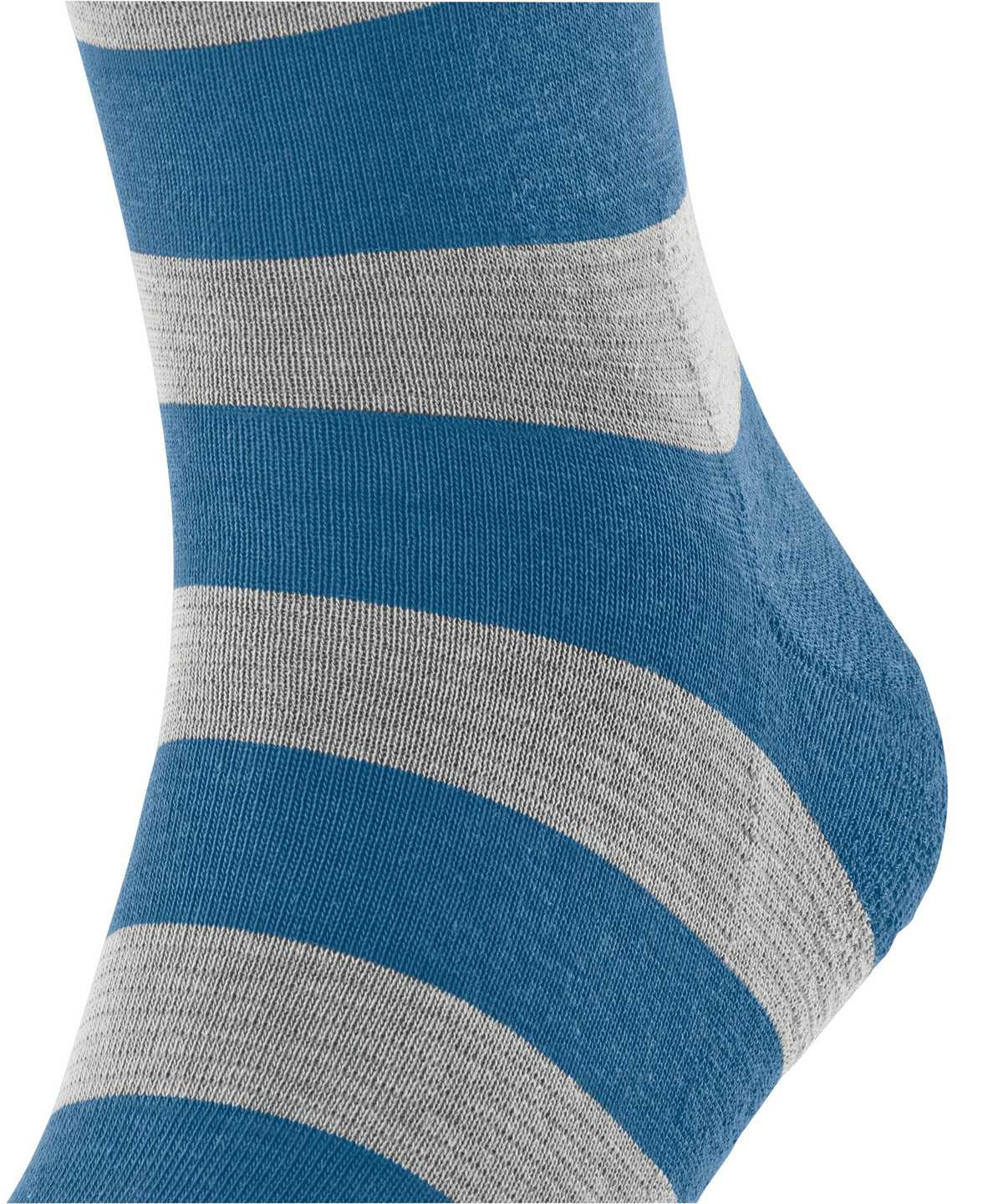 Skarpetki Falke Block Stripe Socks Damskie Niebieskie | NEHQCM-349