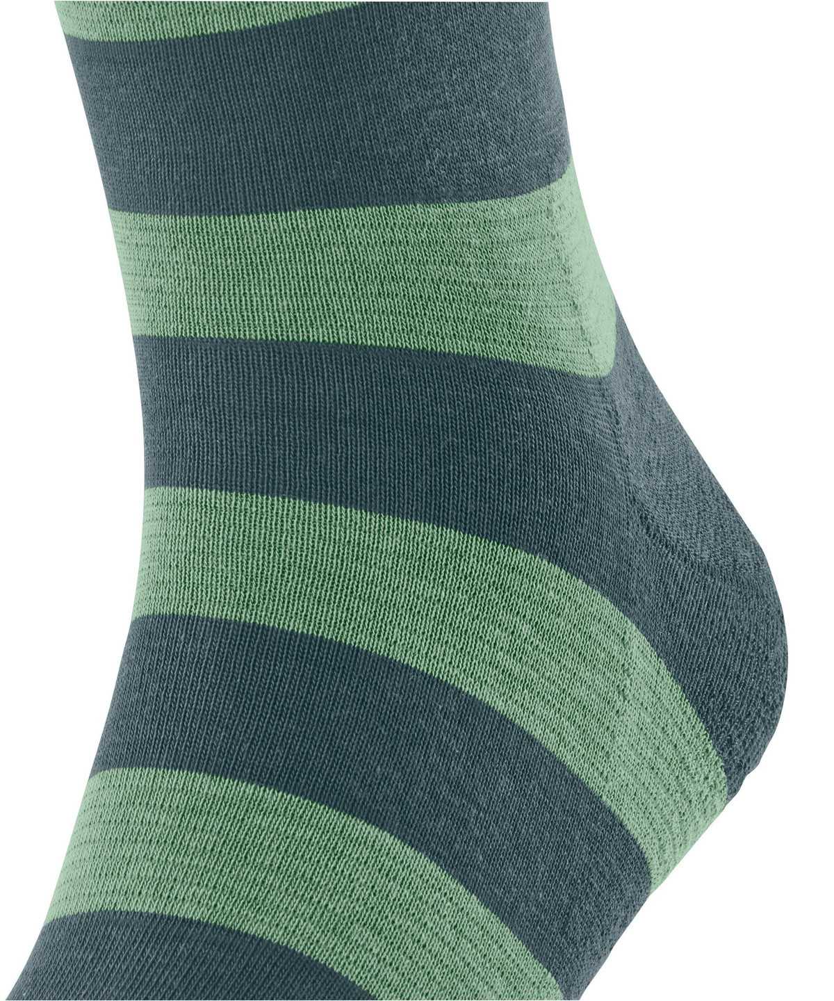 Skarpetki Falke Block Stripe Socks Damskie Zielone | NUMCOT-913