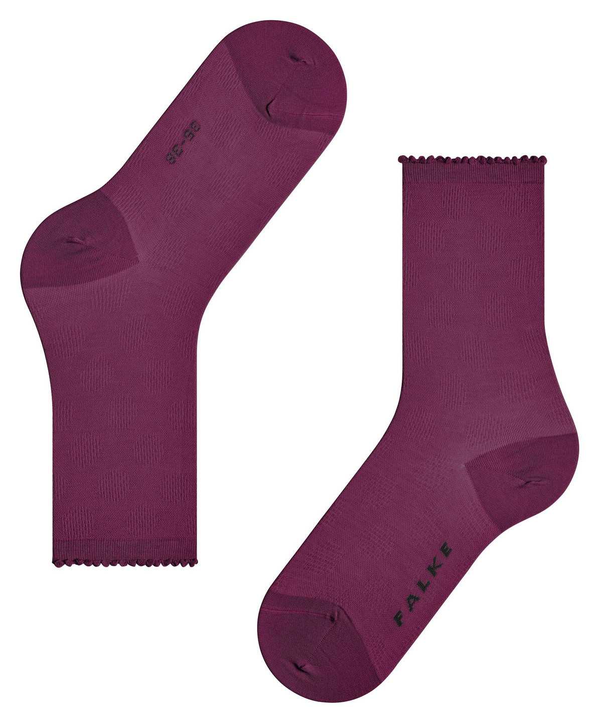 Skarpetki Falke Bold Dot Socks Damskie Fioletowe | FPSQOC-402