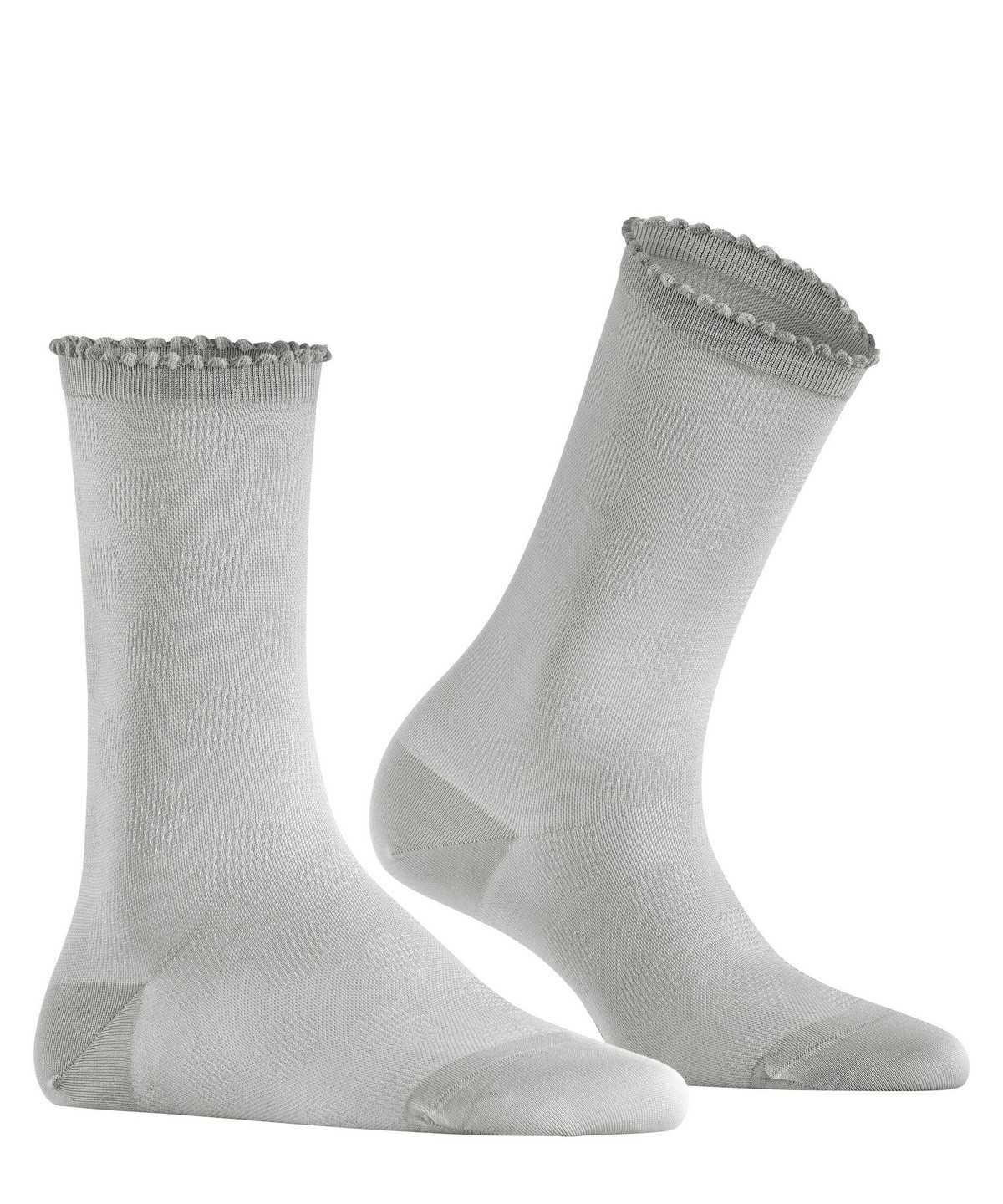 Skarpetki Falke Bold Dot Socks Damskie Szare | EILWCM-598