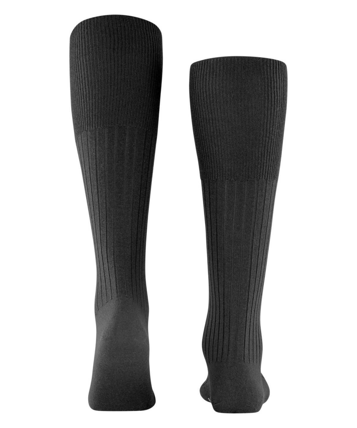 Skarpetki Falke Bristol Pure Knee-high Socks Męskie Czarne | GTRWUN-298