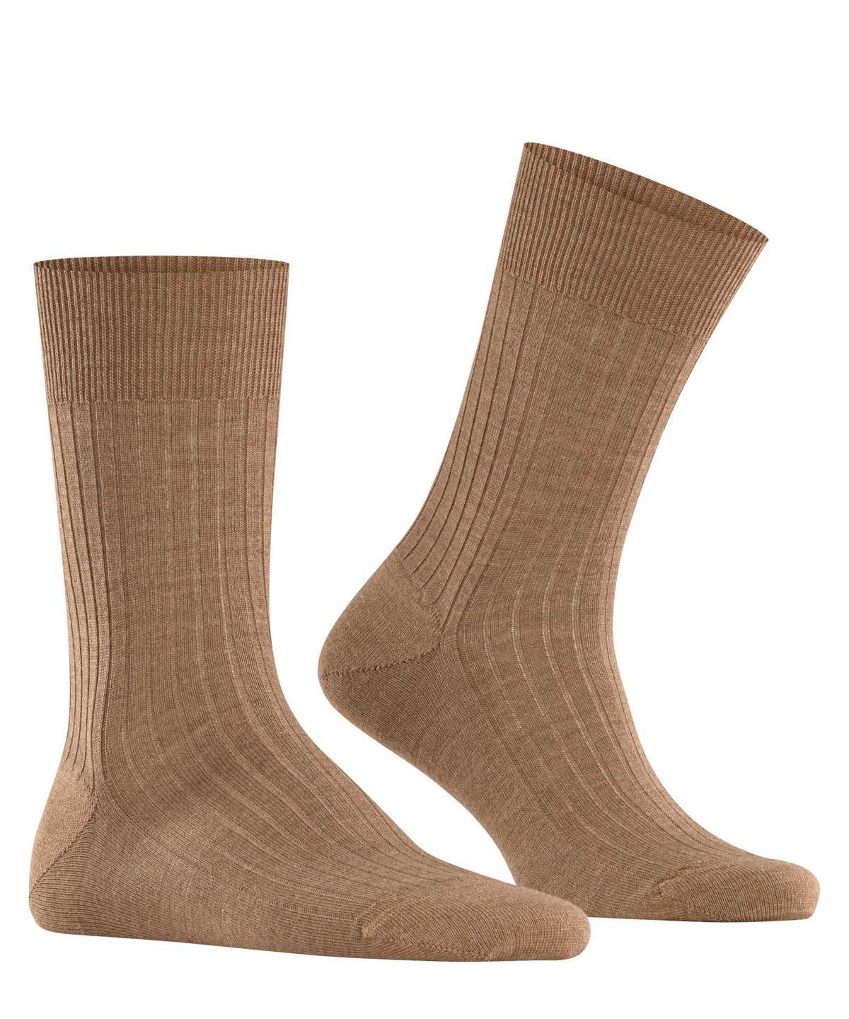 Skarpetki Falke Bristol Pure Socks Męskie Brązowe | WLRDFU-019