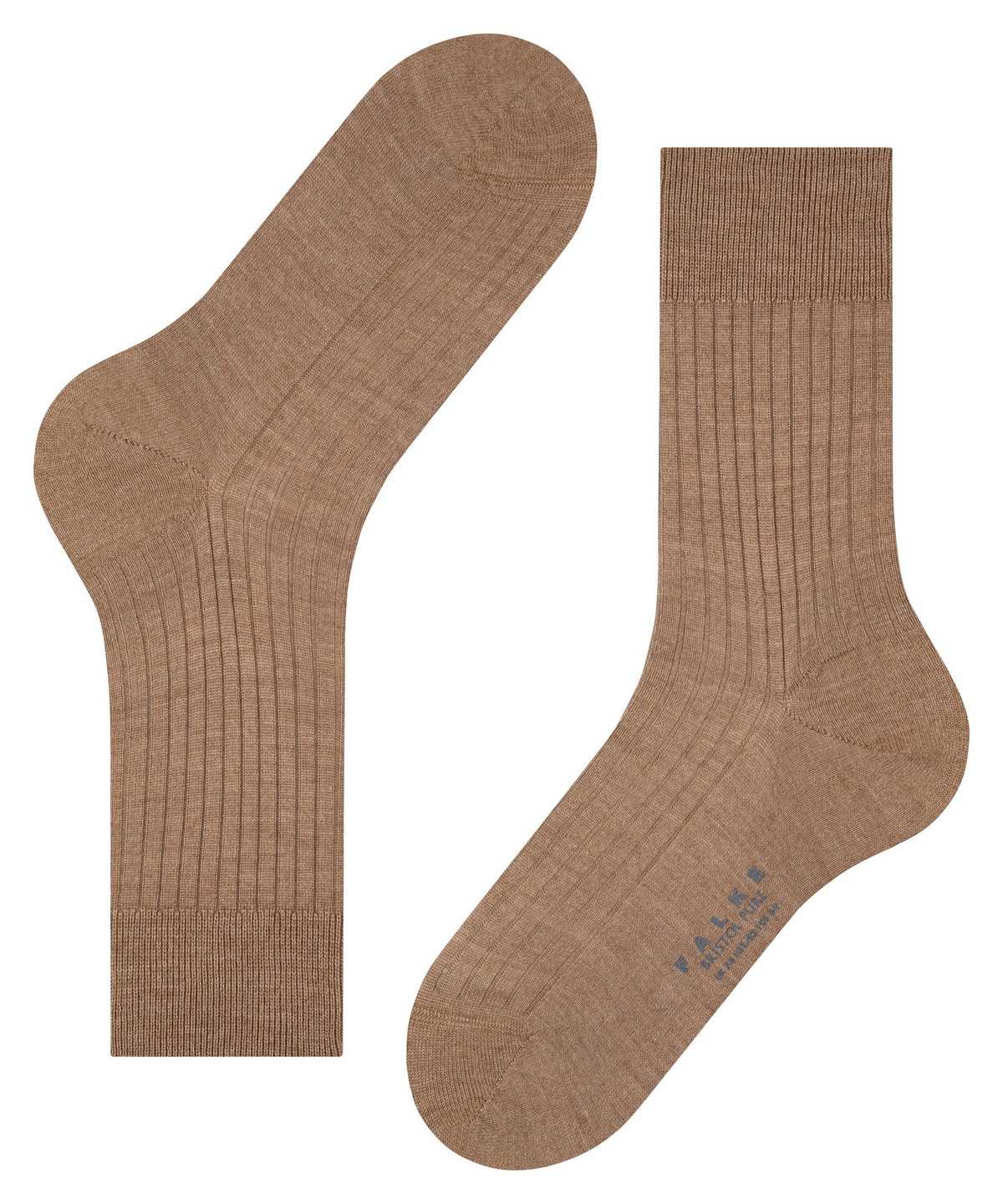 Skarpetki Falke Bristol Pure Socks Męskie Brązowe | WLRDFU-019