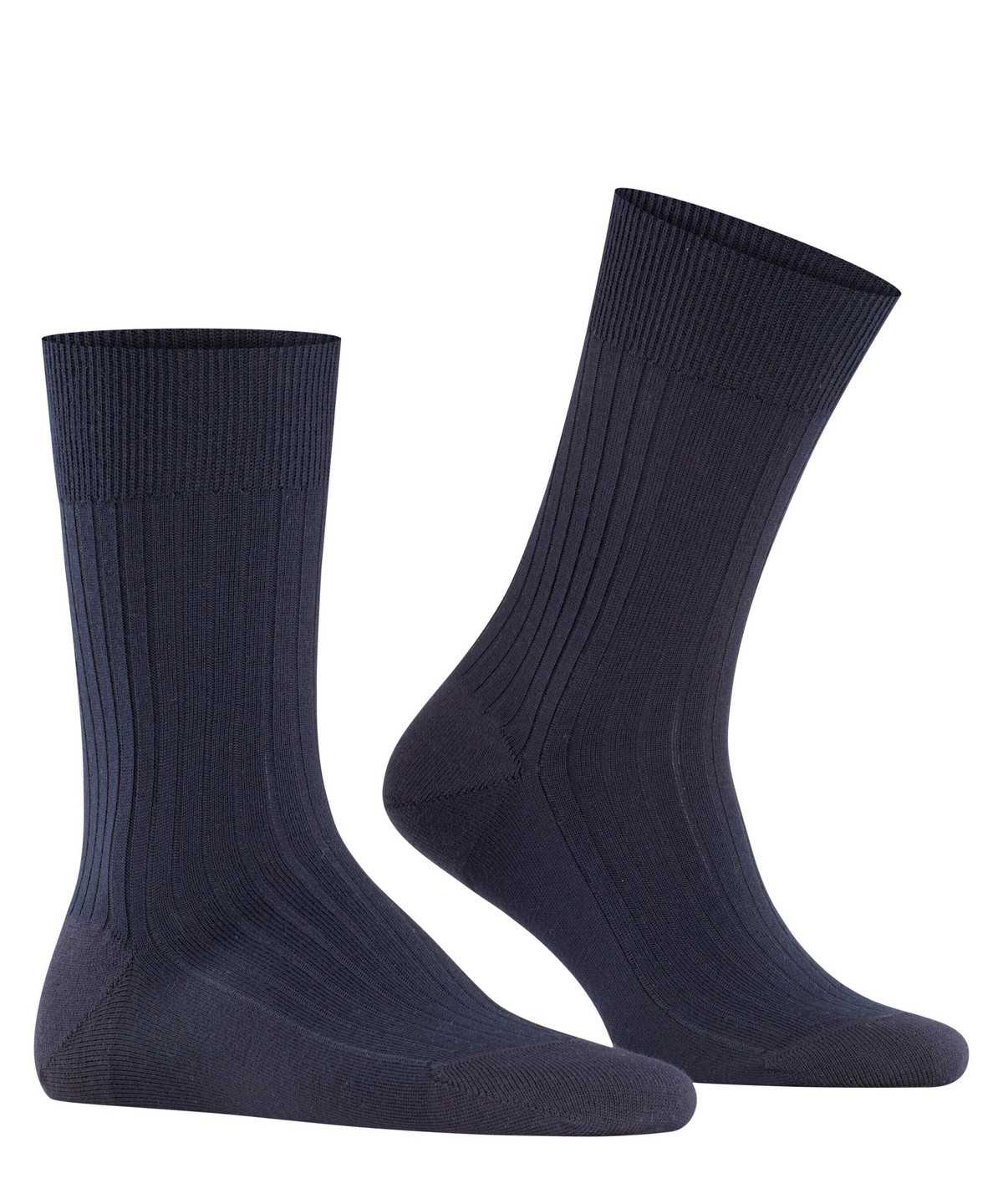 Skarpetki Falke Bristol Pure Socks Męskie Niebieskie | NYBDGE-594