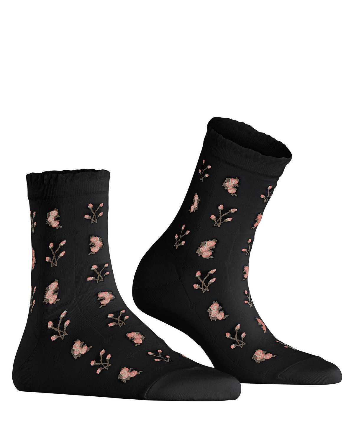 Skarpetki Falke Bucolic Short sock Damskie Czarne | RIGUOM-175