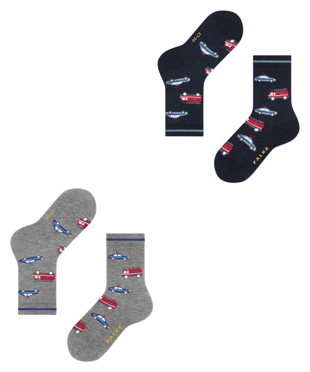 Skarpetki Falke Cars 2-Pack Socks Dziecięce Multicolored | IAKSDH-546