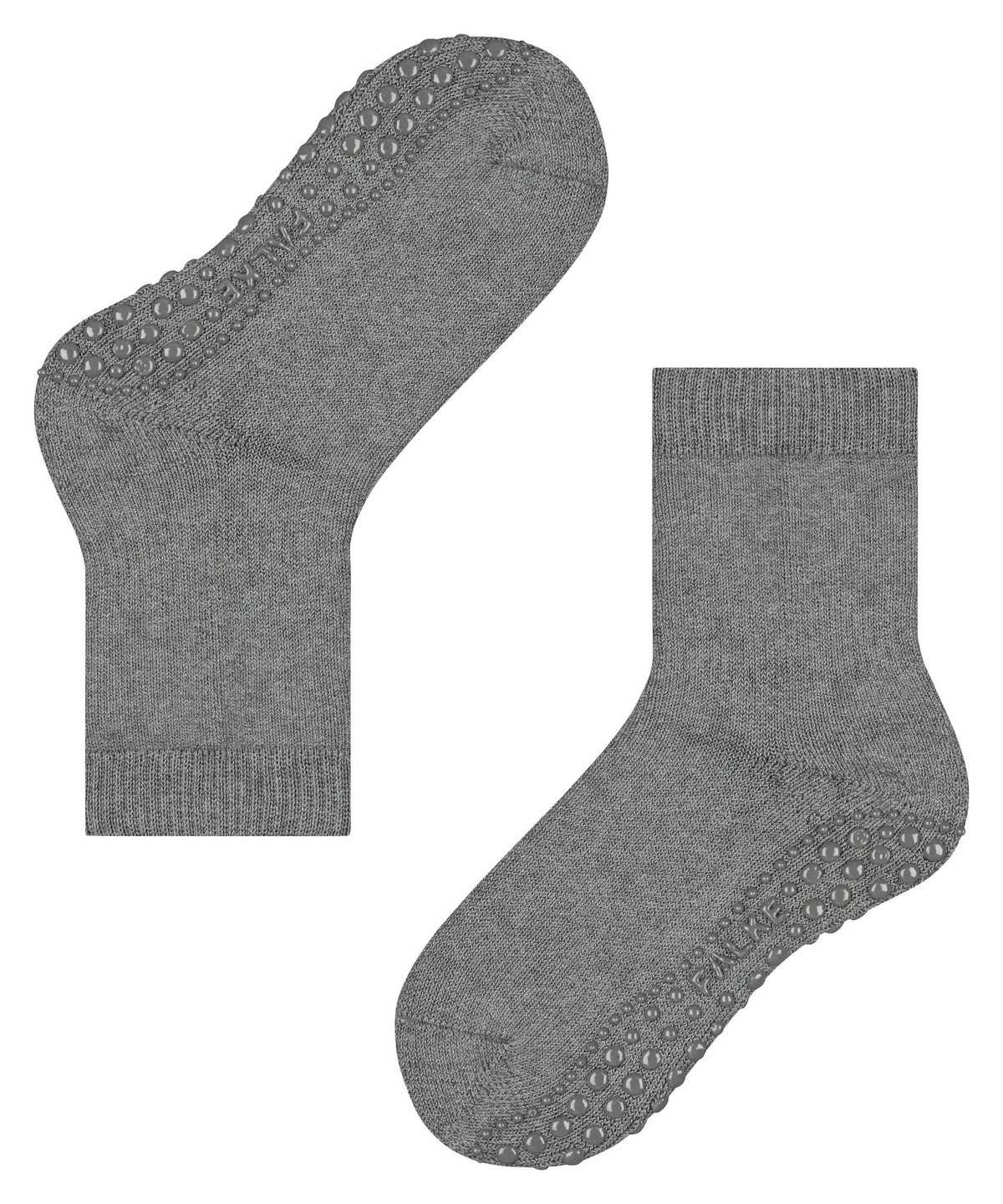 Skarpetki Falke Catspads House socks Dziecięce Szare | BMXQWJ-456