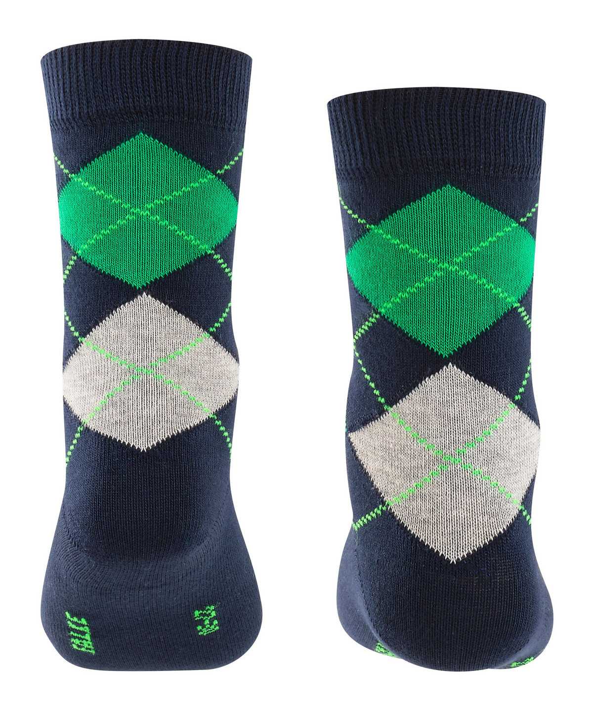 Skarpetki Falke Classic Argyle Socks Dziecięce Niebieskie | FDNVJC-083