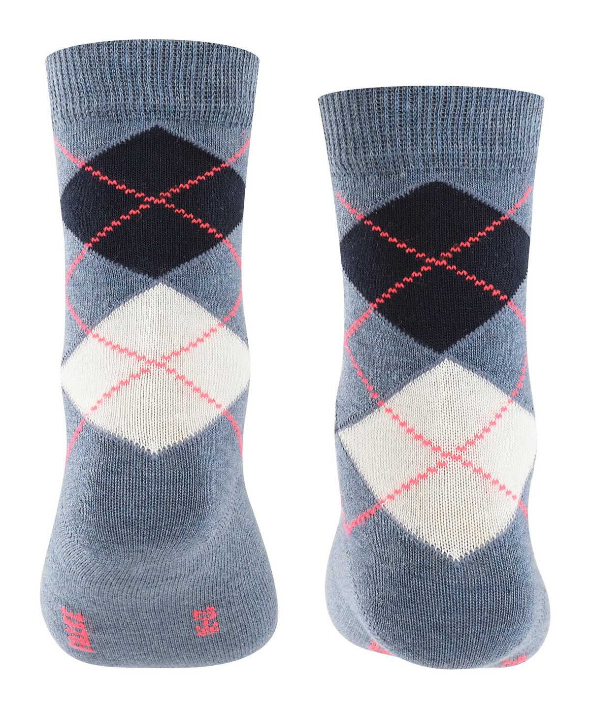 Skarpetki Falke Classic Argyle Socks Dziecięce Niebieskie | RKXJLG-924