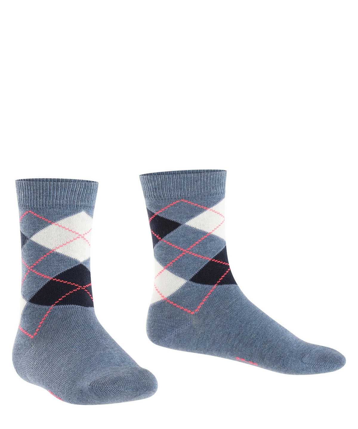 Skarpetki Falke Classic Argyle Socks Dziecięce Niebieskie | RKXJLG-924