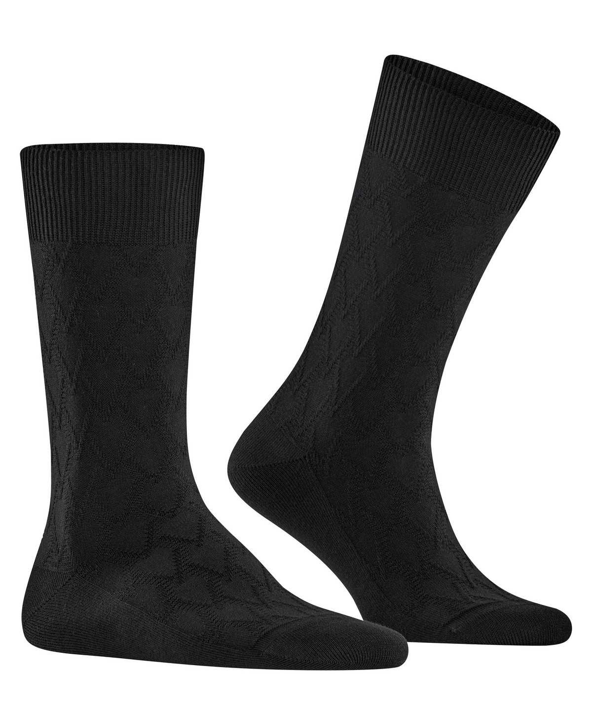 Skarpetki Falke Classic Tale Socks Męskie Czarne | TEFZSN-713