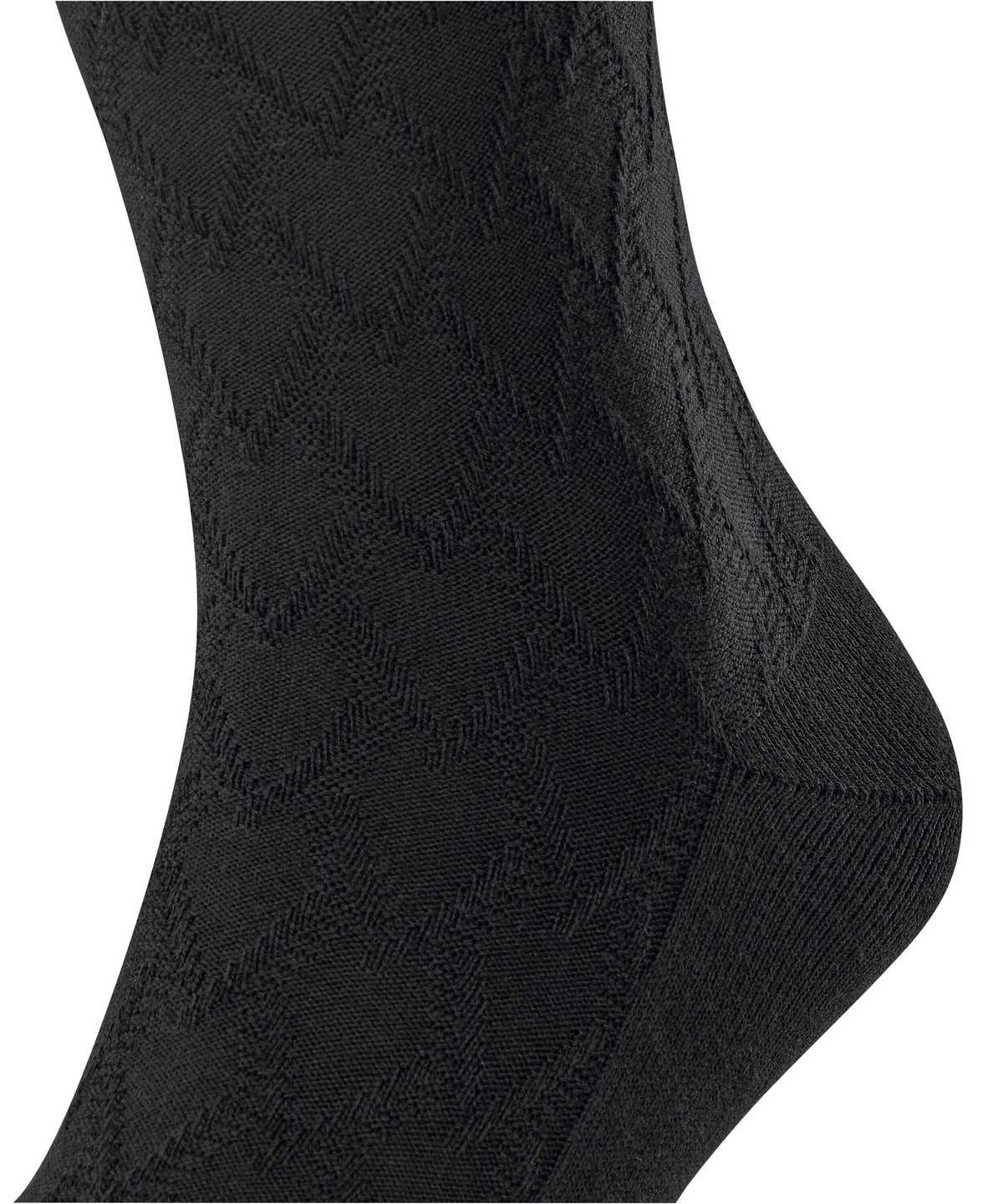 Skarpetki Falke Classic Tale Socks Męskie Czarne | TEFZSN-713