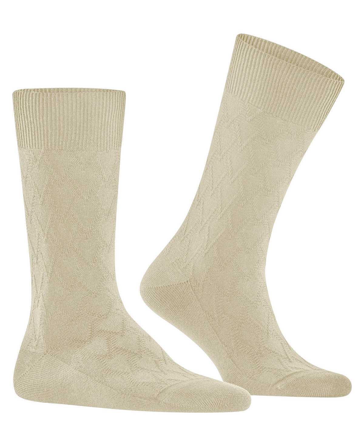 Skarpetki Falke Classic Tale Socks Męskie Beżowe | VXWKGT-581