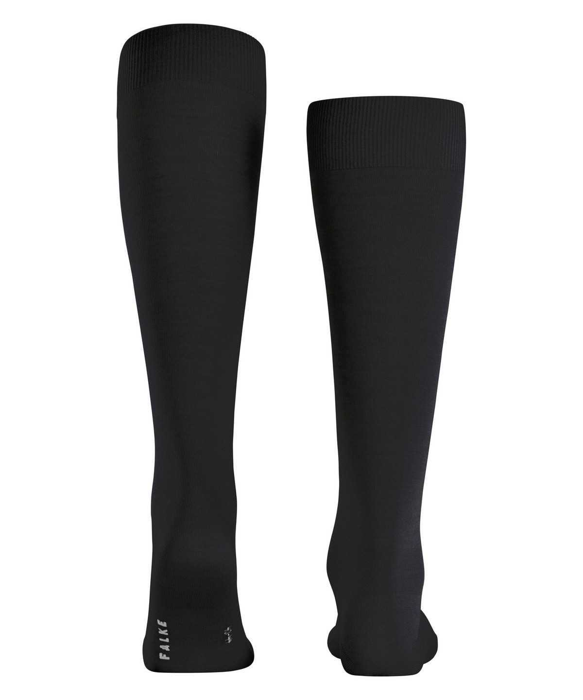 Skarpetki Falke ClimaWool Knee-high Socks Męskie Czarne | SCBLWJ-465