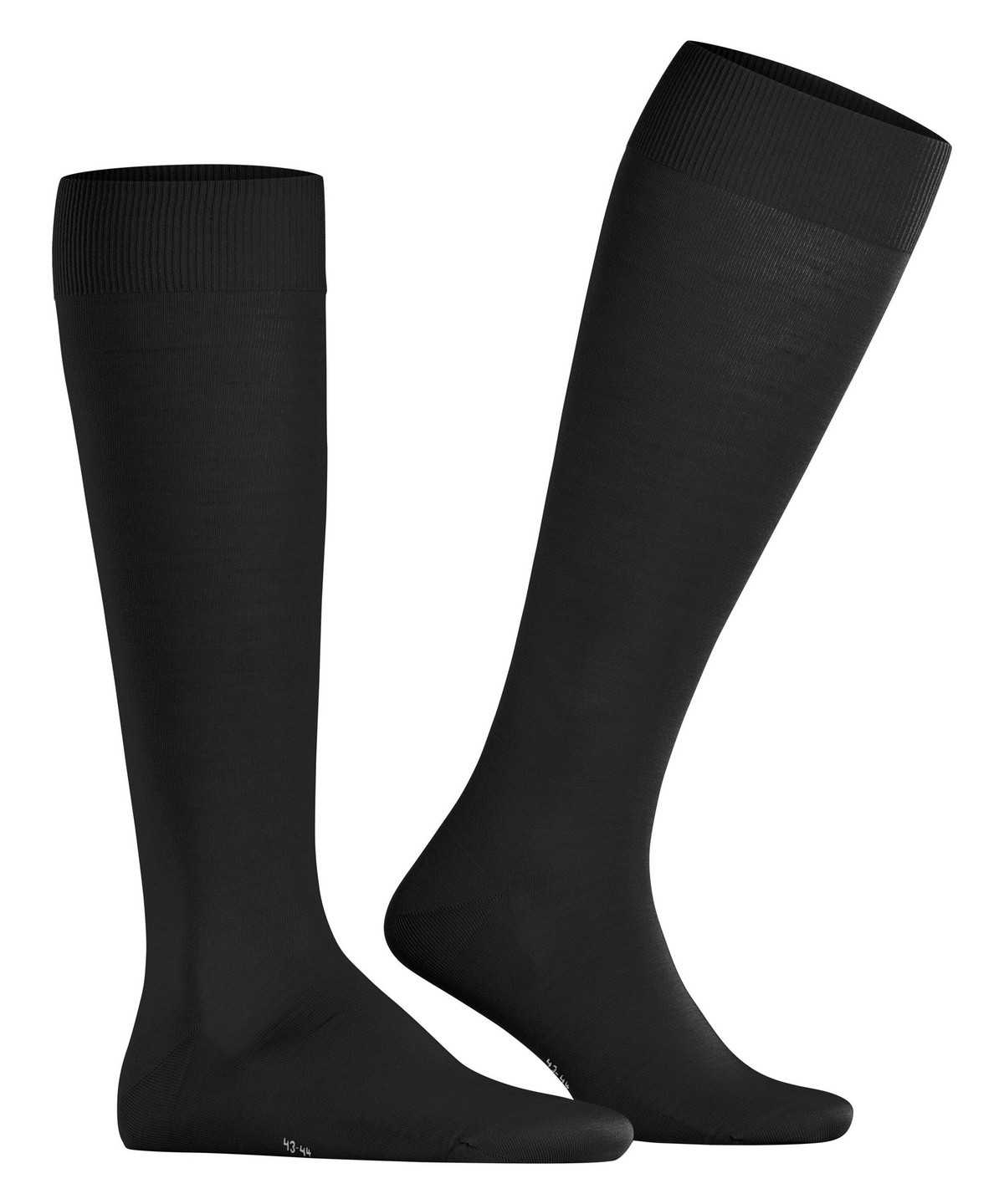 Skarpetki Falke ClimaWool Knee-high Socks Męskie Czarne | SCBLWJ-465