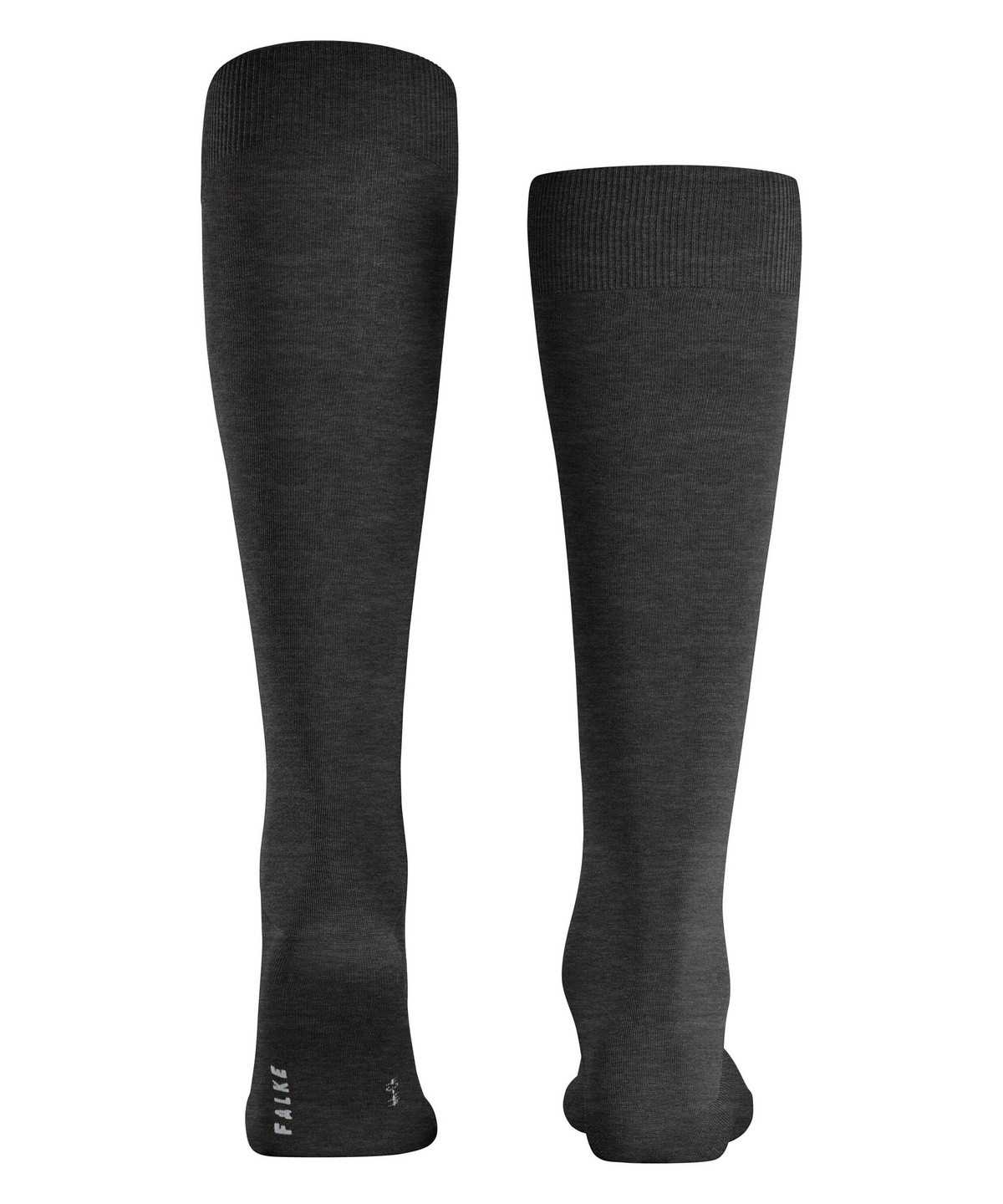 Skarpetki Falke ClimaWool Knee-high Socks Męskie Szare | AGCUBV-074