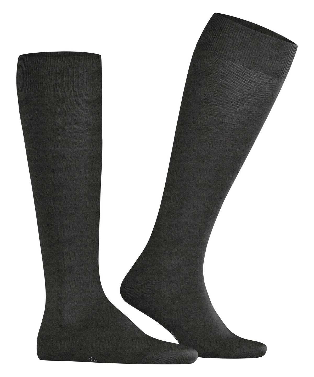 Skarpetki Falke ClimaWool Knee-high Socks Męskie Szare | AGCUBV-074