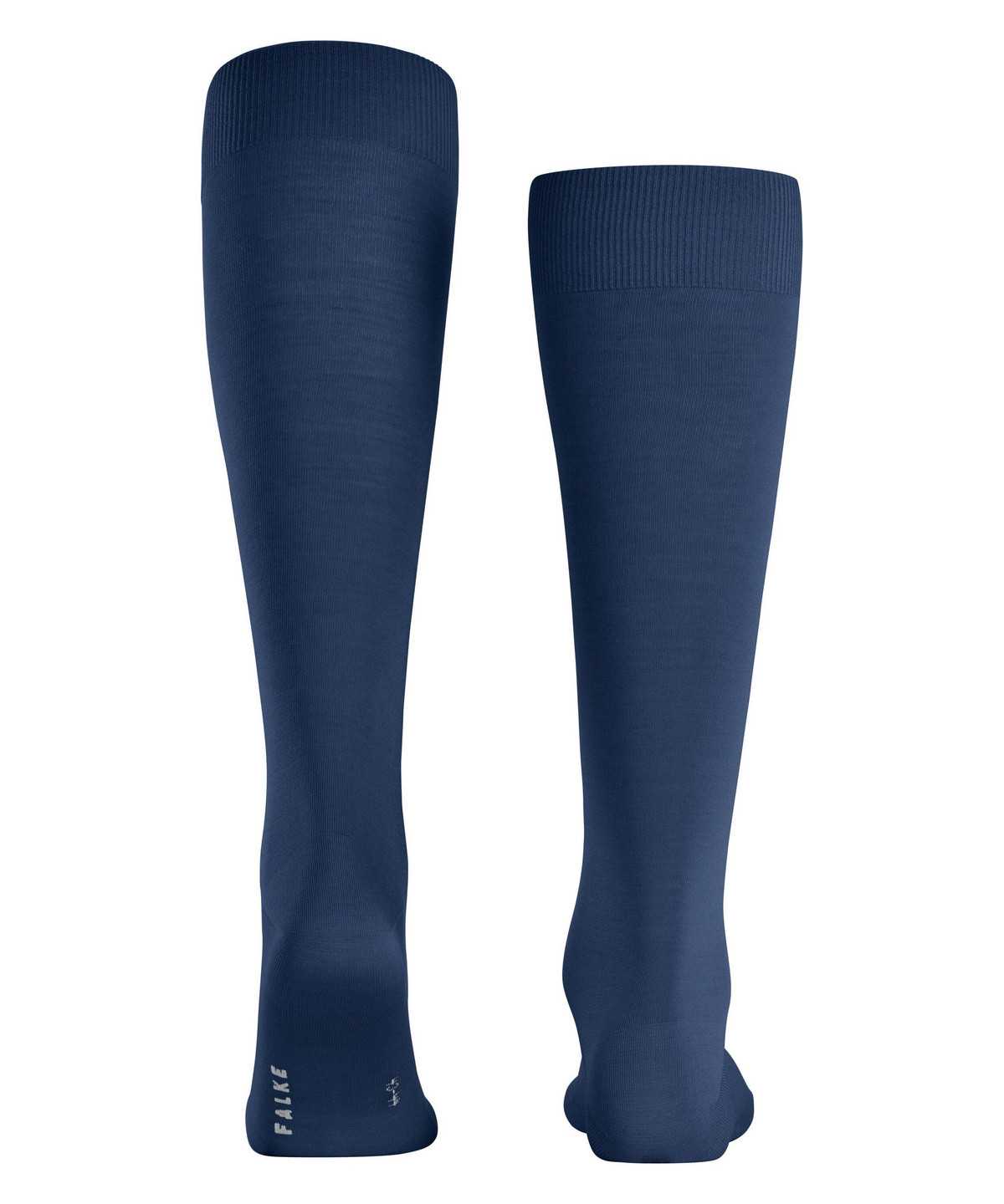 Skarpetki Falke ClimaWool Knee-high Socks Męskie Niebieskie | YEHLAJ-860