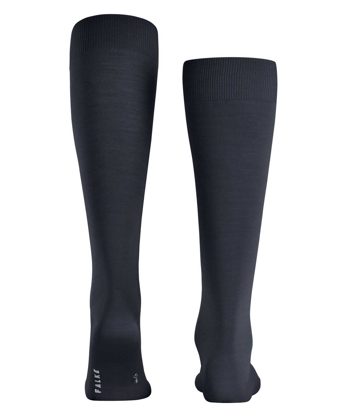 Skarpetki Falke ClimaWool Knee-high Socks Męskie Niebieskie | VBZRND-501