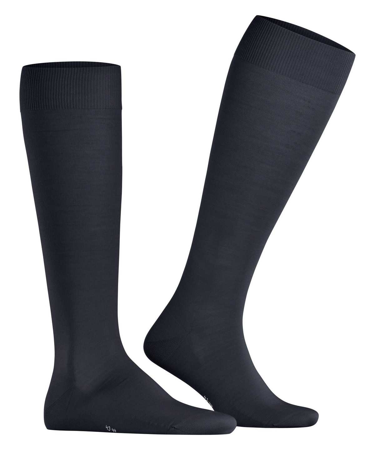 Skarpetki Falke ClimaWool Knee-high Socks Męskie Niebieskie | VBZRND-501