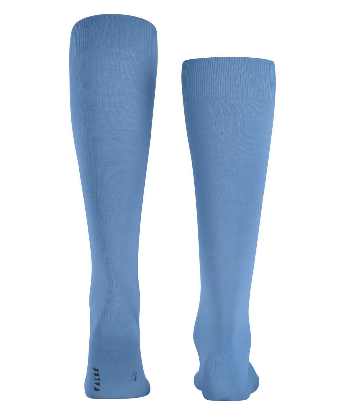 Skarpetki Falke ClimaWool Knee-high Socks Męskie Niebieskie | KVJCYB-531