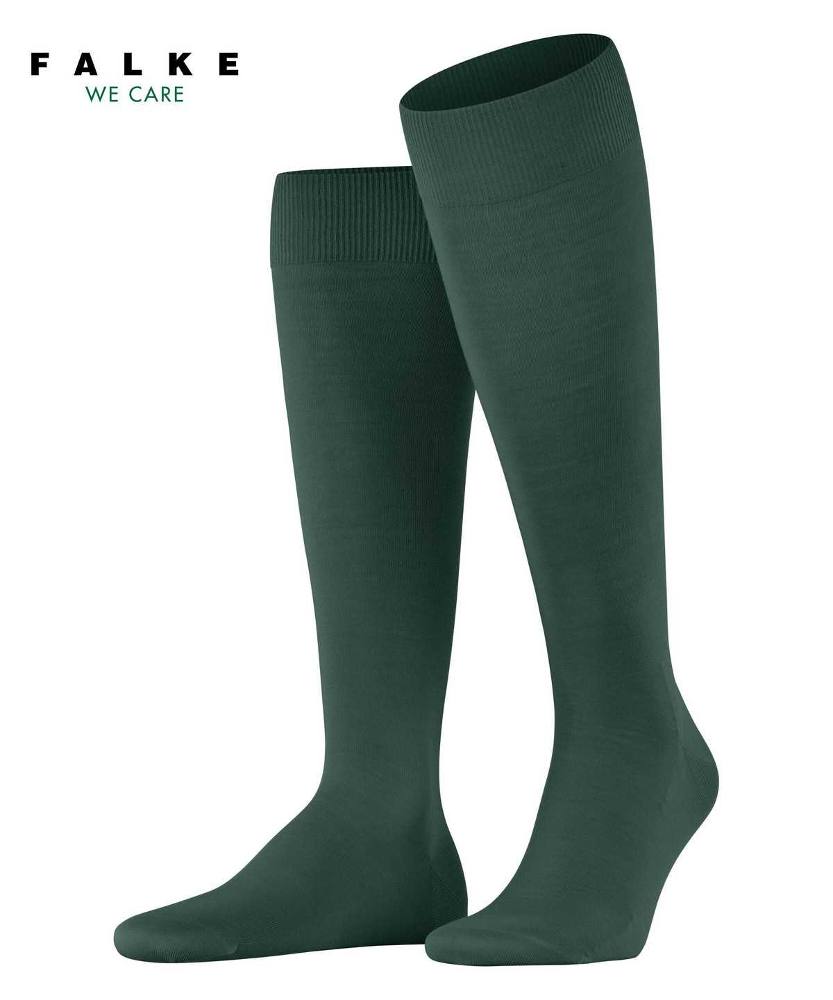 Skarpetki Falke ClimaWool Knee-high Socks Męskie Zielone | UTGPJR-450