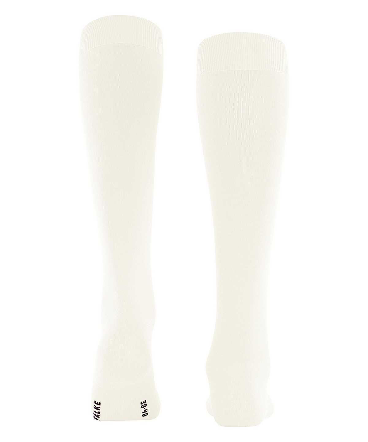 Skarpetki Falke ClimaWool Knee-high Socks Damskie Białe | LEQGTR-426