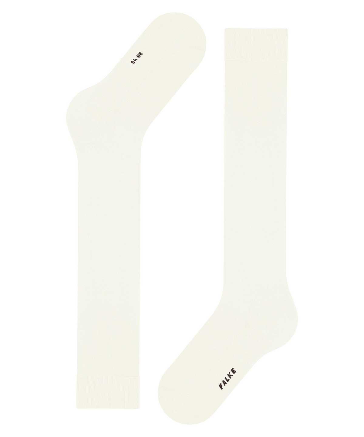 Skarpetki Falke ClimaWool Knee-high Socks Damskie Białe | LEQGTR-426