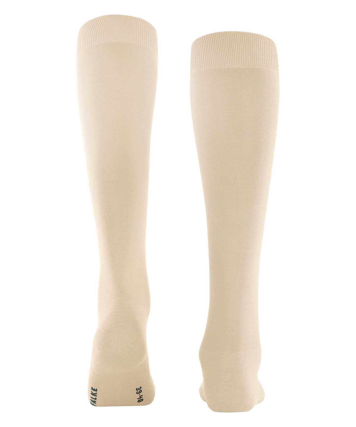 Skarpetki Falke ClimaWool Knee-high Socks Damskie Beżowe | HVXFGM-279