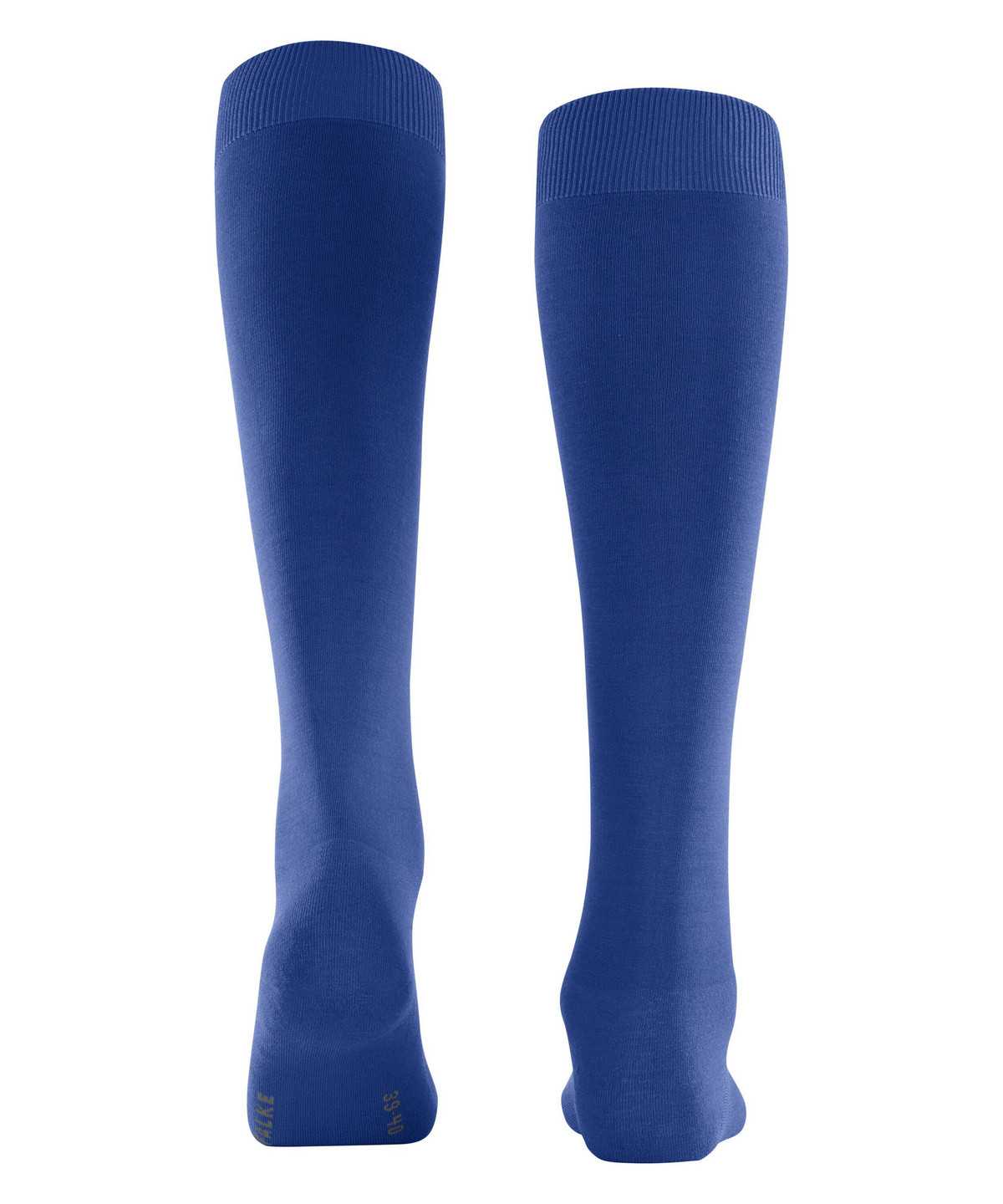 Skarpetki Falke ClimaWool Knee-high Socks Damskie Niebieskie | CVYXGQ-963