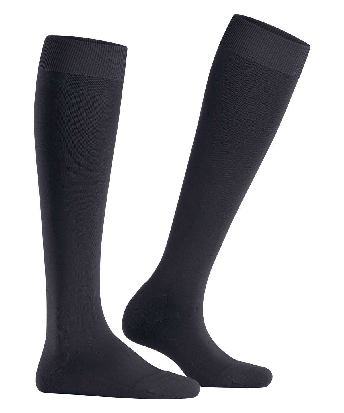 Skarpetki Falke ClimaWool Knee-high Socks Damskie Niebieskie | ZGBJRD-402