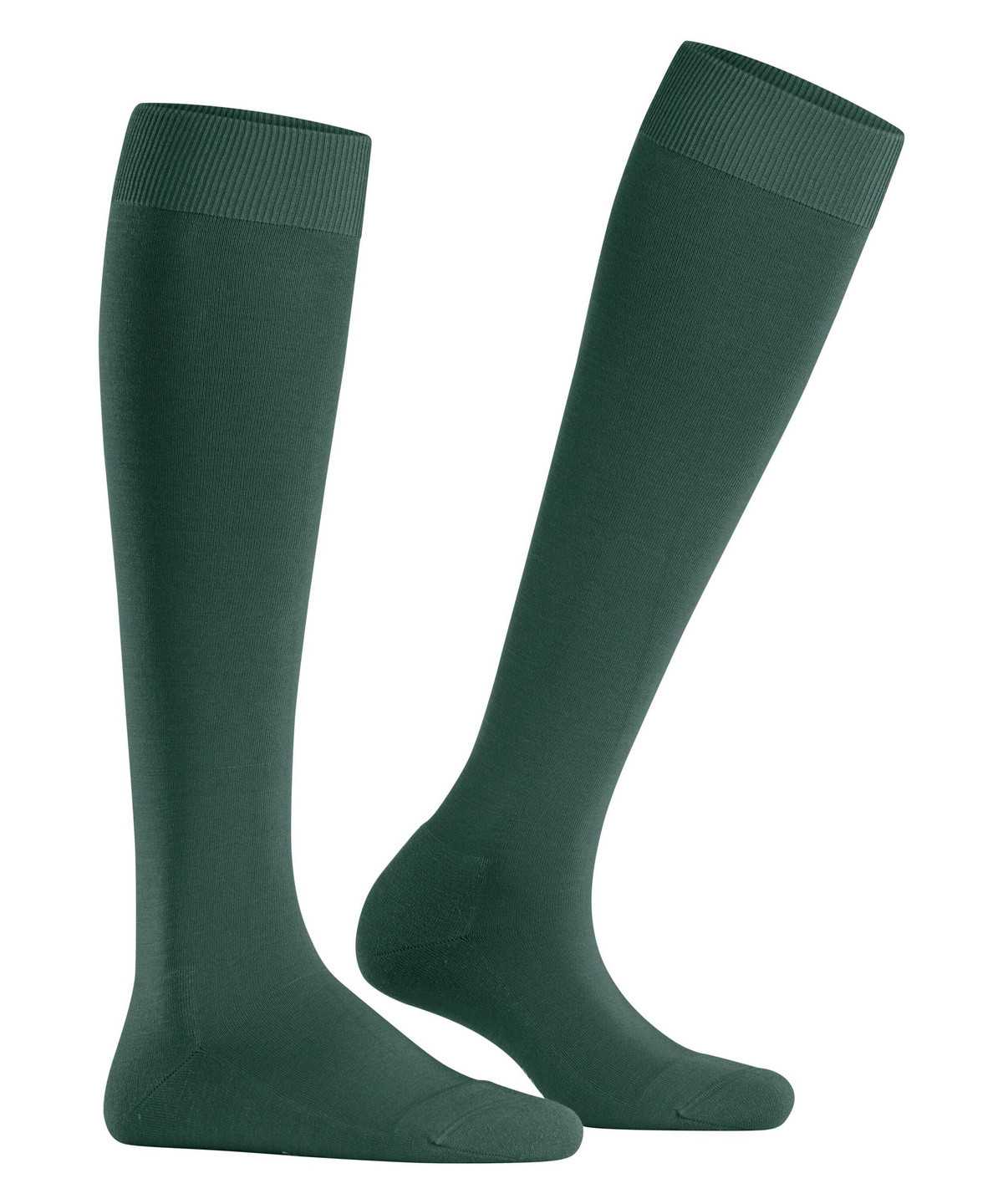 Skarpetki Falke ClimaWool Knee-high Socks Damskie Zielone | SPMBNR-914