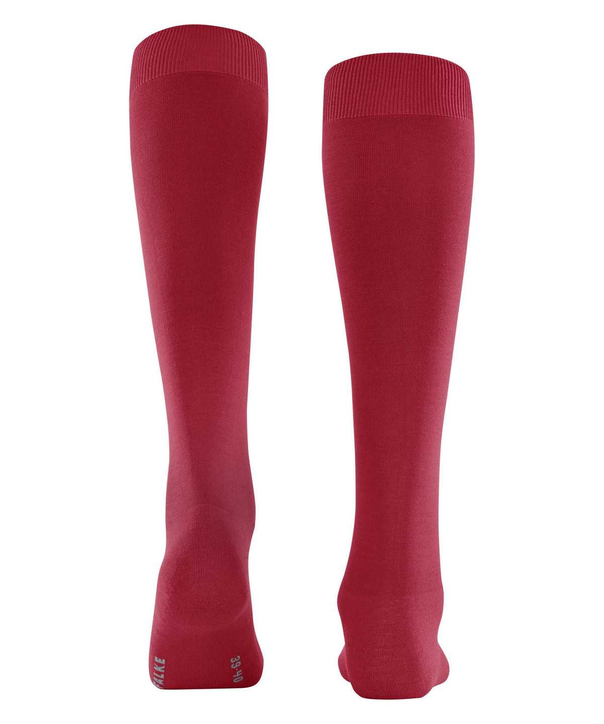 Skarpetki Falke ClimaWool Knee-high Socks Damskie Czerwone | UZKYQG-348