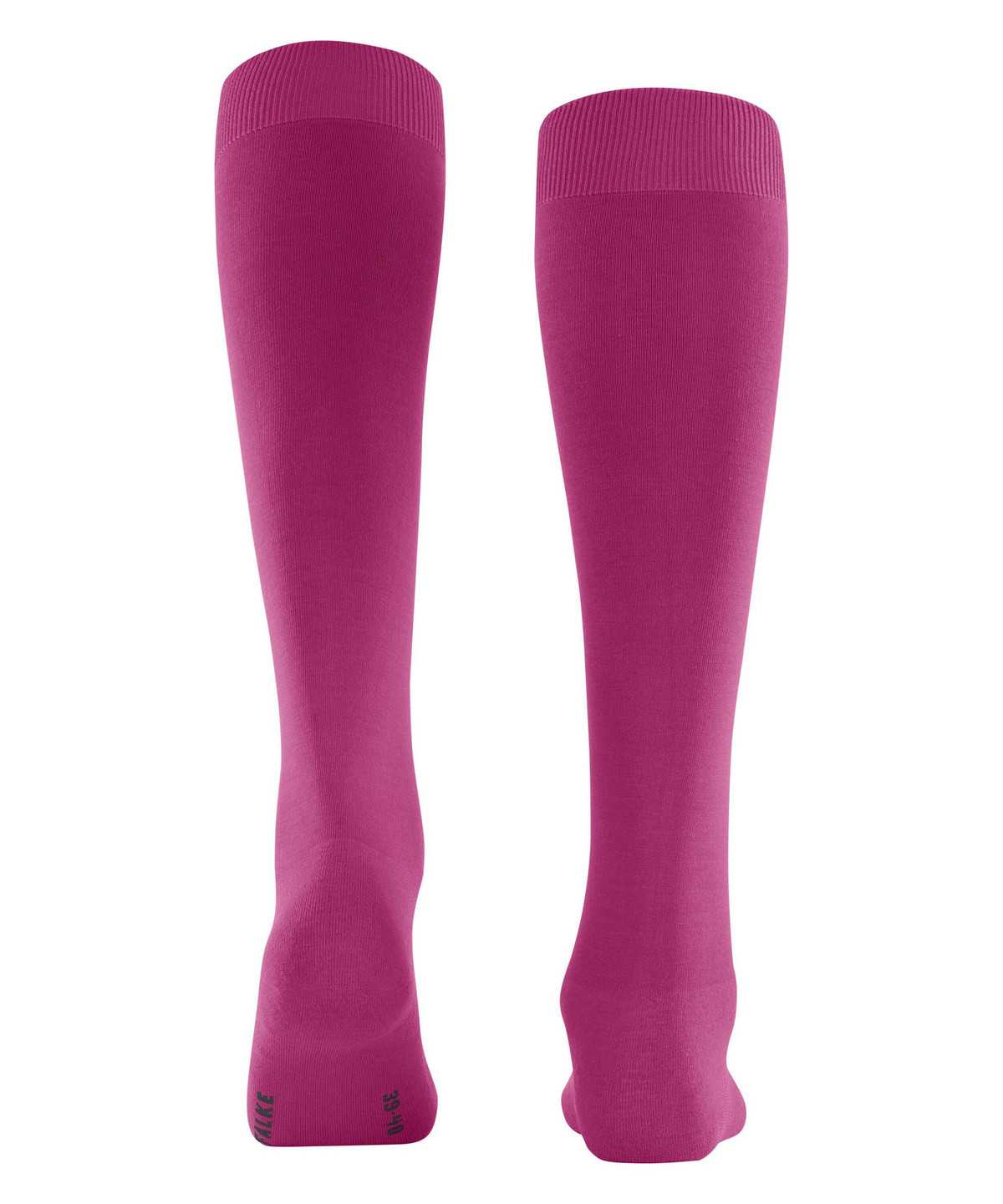 Skarpetki Falke ClimaWool Knee-high Socks Damskie Czerwone | XHQYIF-025