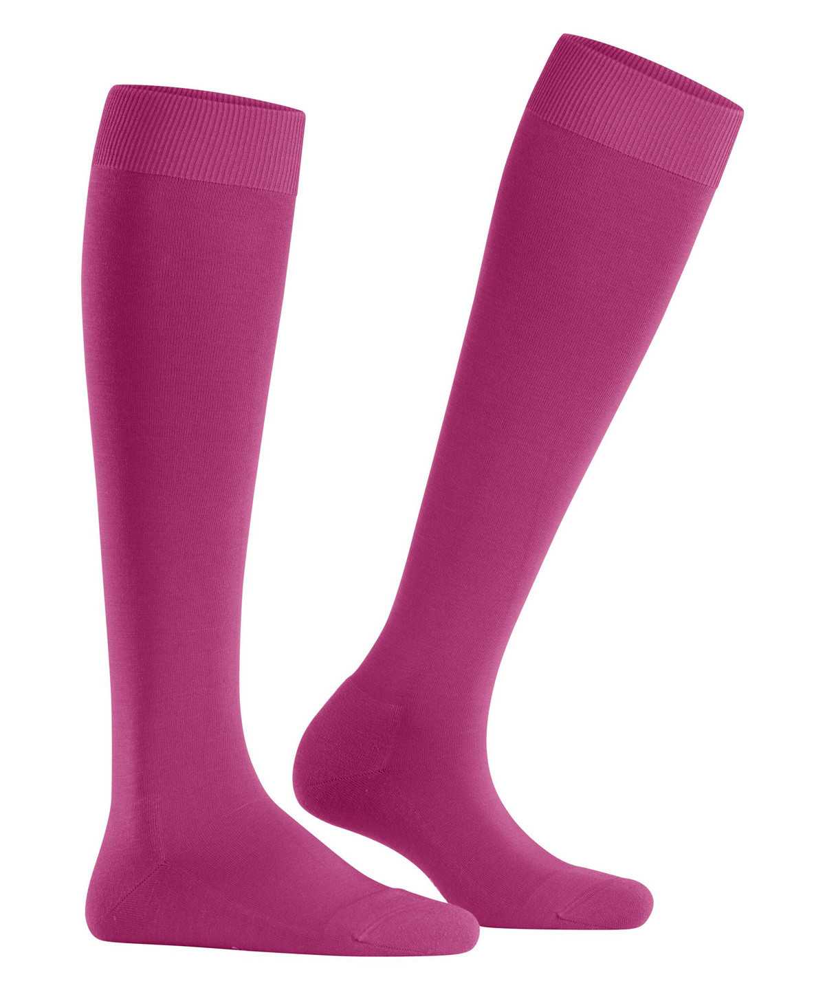 Skarpetki Falke ClimaWool Knee-high Socks Damskie Czerwone | XHQYIF-025