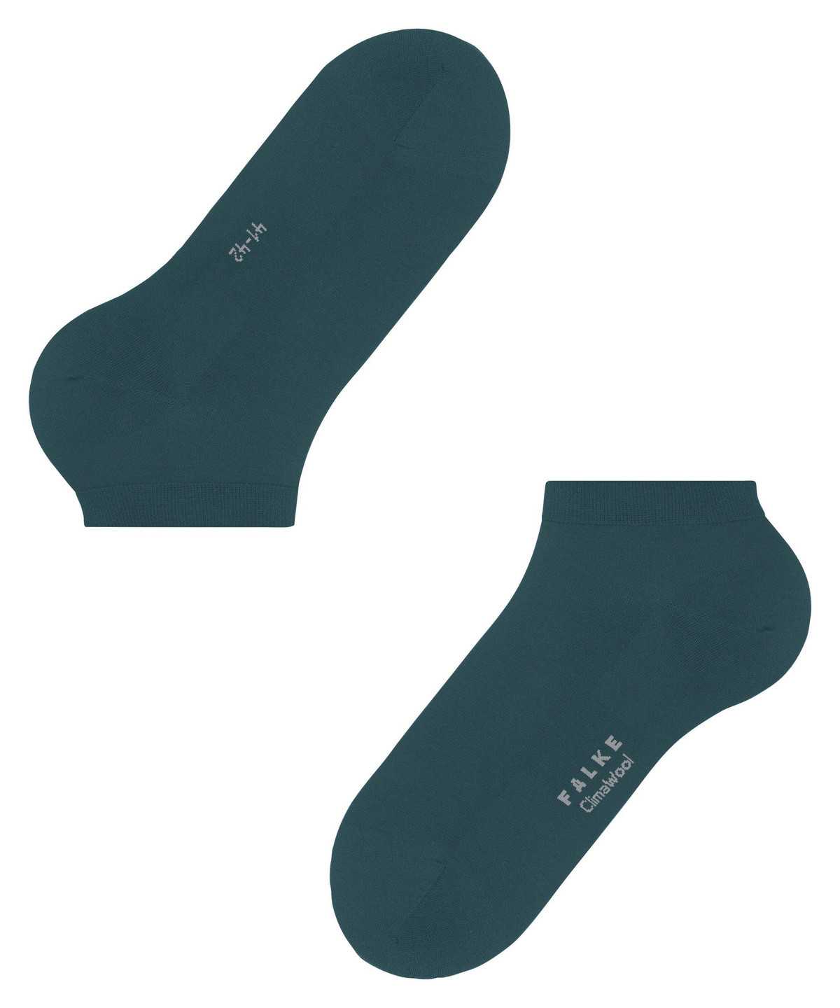 Skarpetki Falke ClimaWool Sneaker socks Męskie Zielone | OHLJQP-627