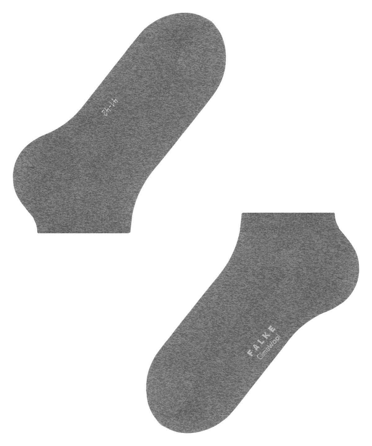 Skarpetki Falke ClimaWool Sneaker socks Męskie Szare | JEDOQN-801