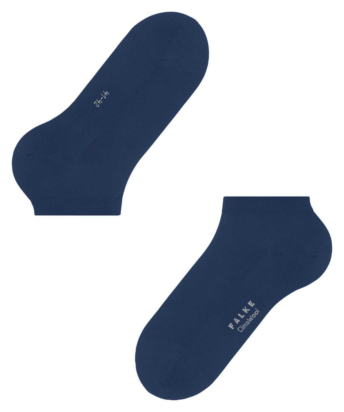 Skarpetki Falke ClimaWool Sneaker socks Męskie Niebieskie | IQHKVS-645