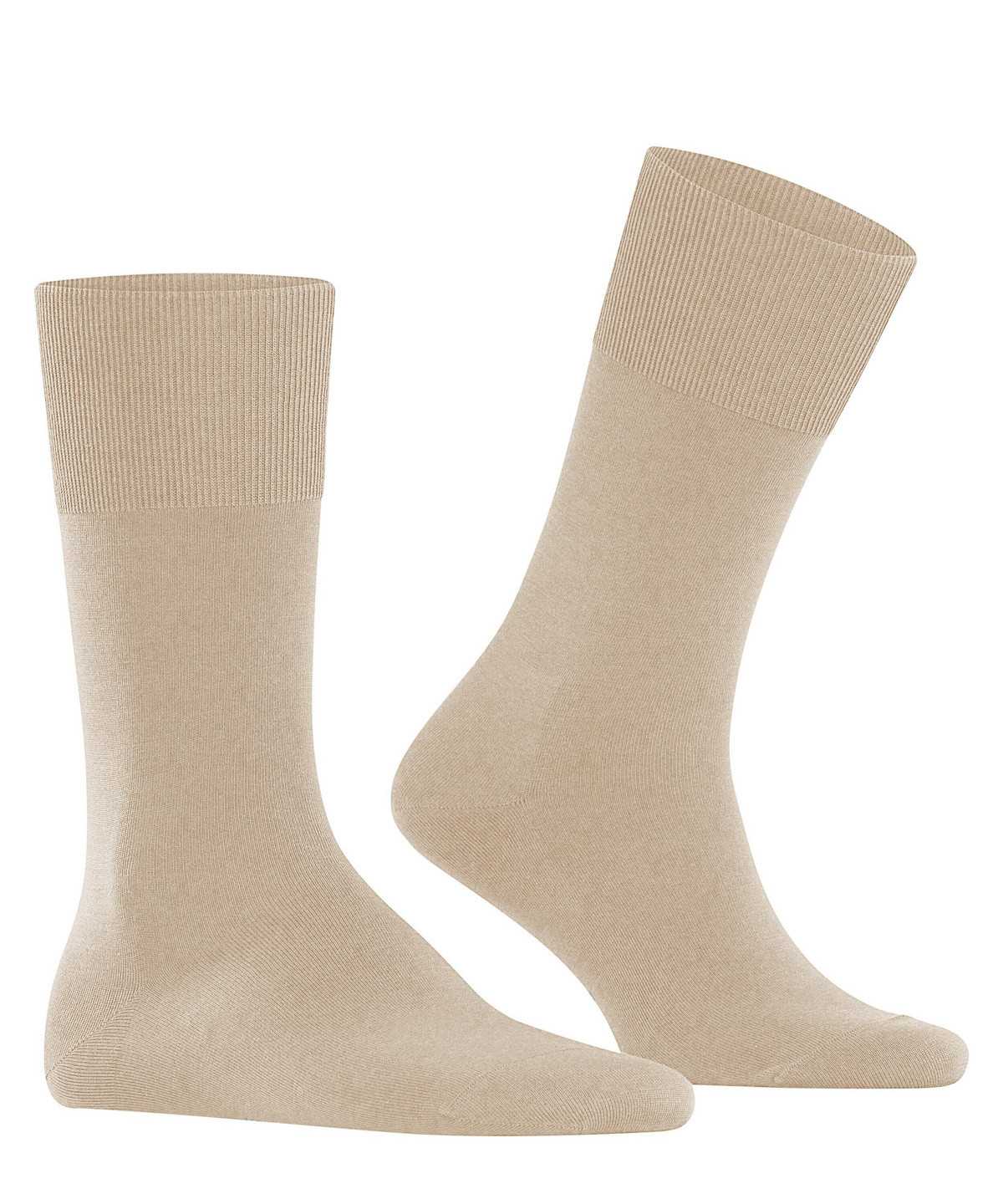 Skarpetki Falke ClimaWool Socks Męskie Beżowe | TSMNAK-049