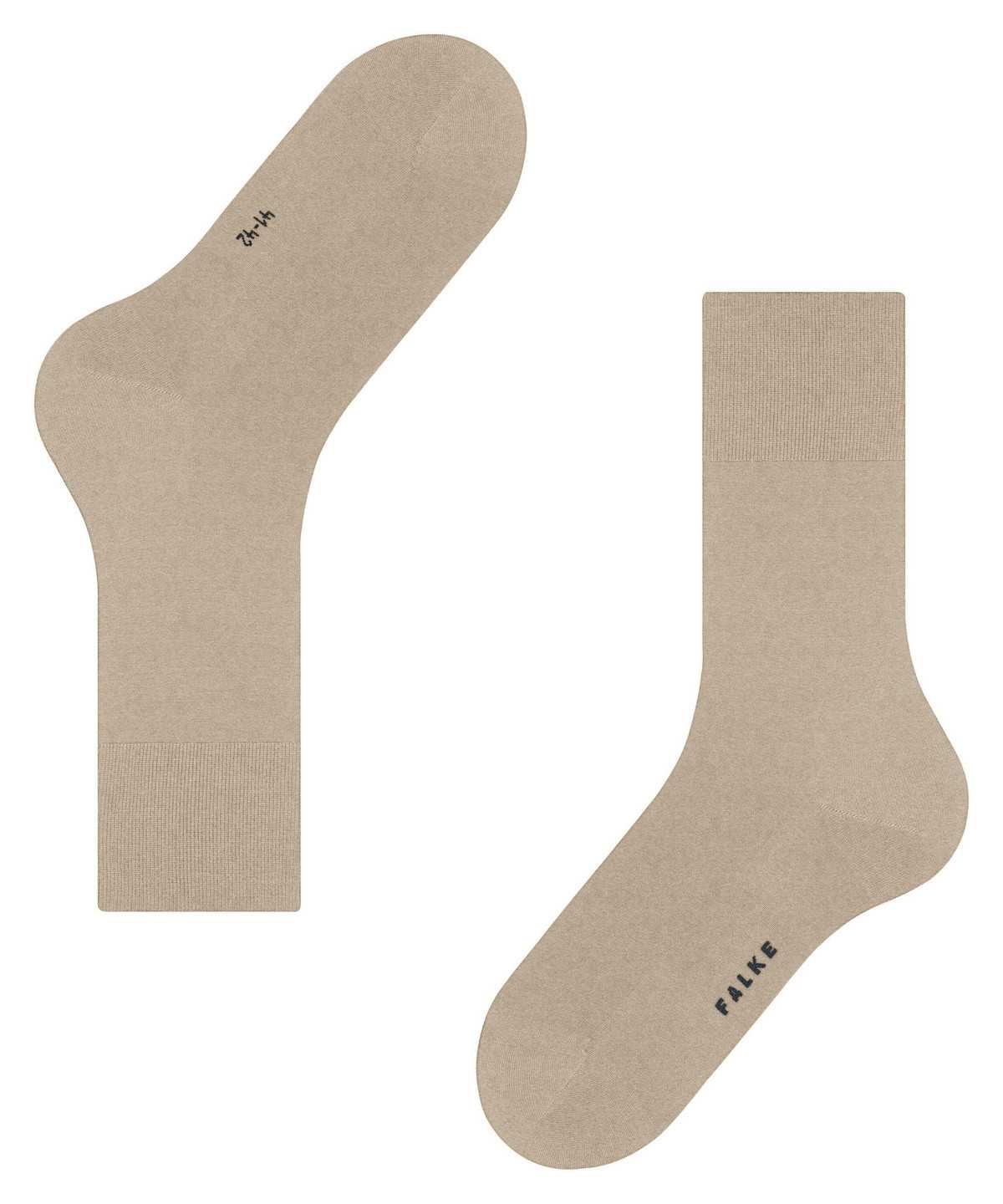 Skarpetki Falke ClimaWool Socks Męskie Beżowe | TSMNAK-049