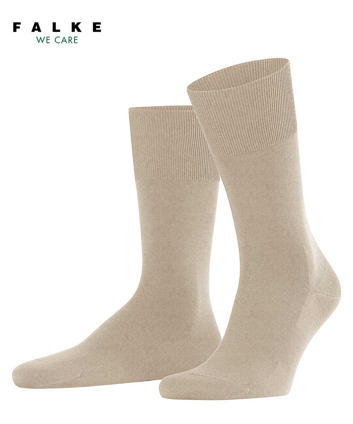 Skarpetki Falke ClimaWool Socks Męskie Beżowe | TSMNAK-049