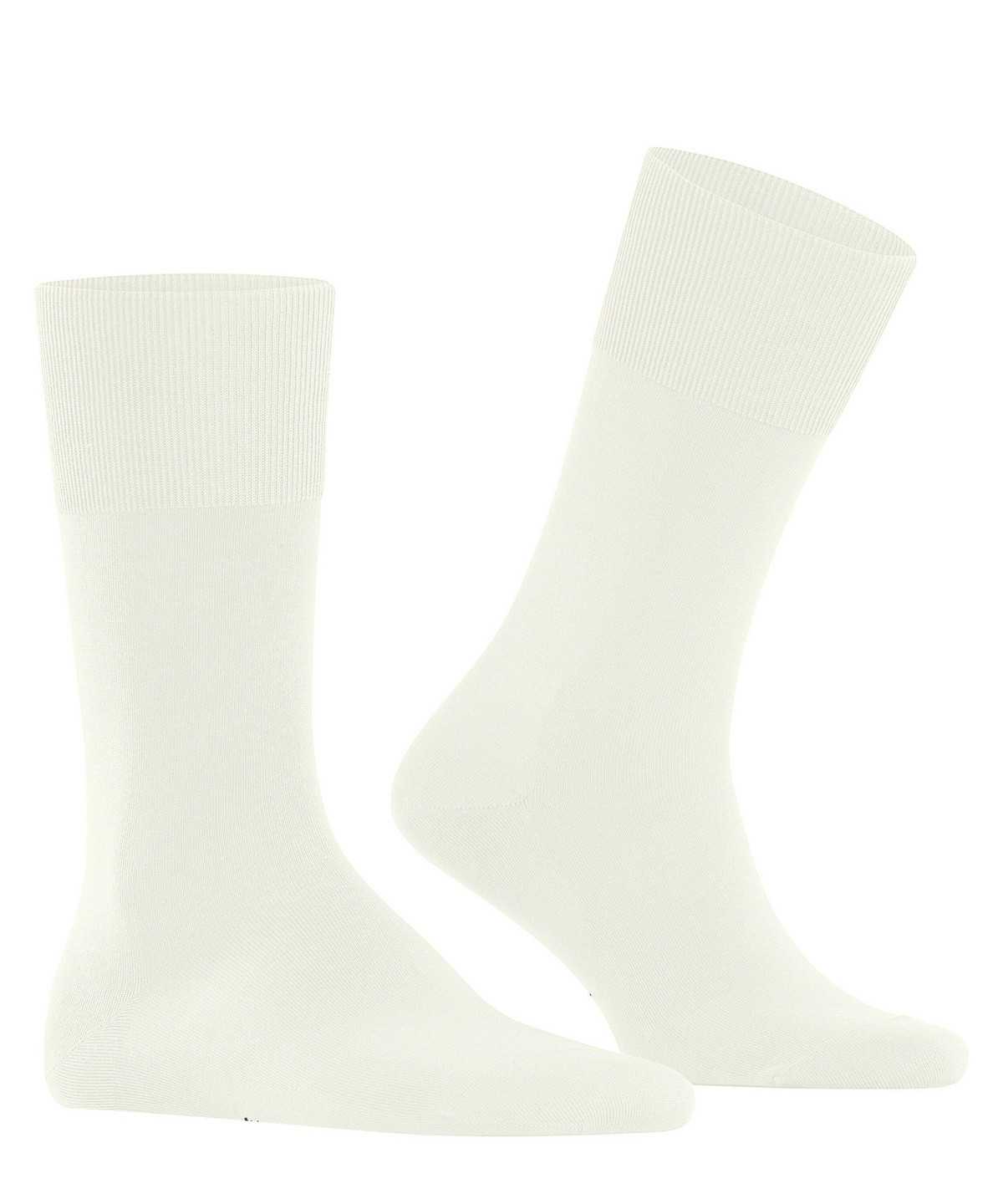 Skarpetki Falke ClimaWool Socks Męskie Białe | NGOLDE-268