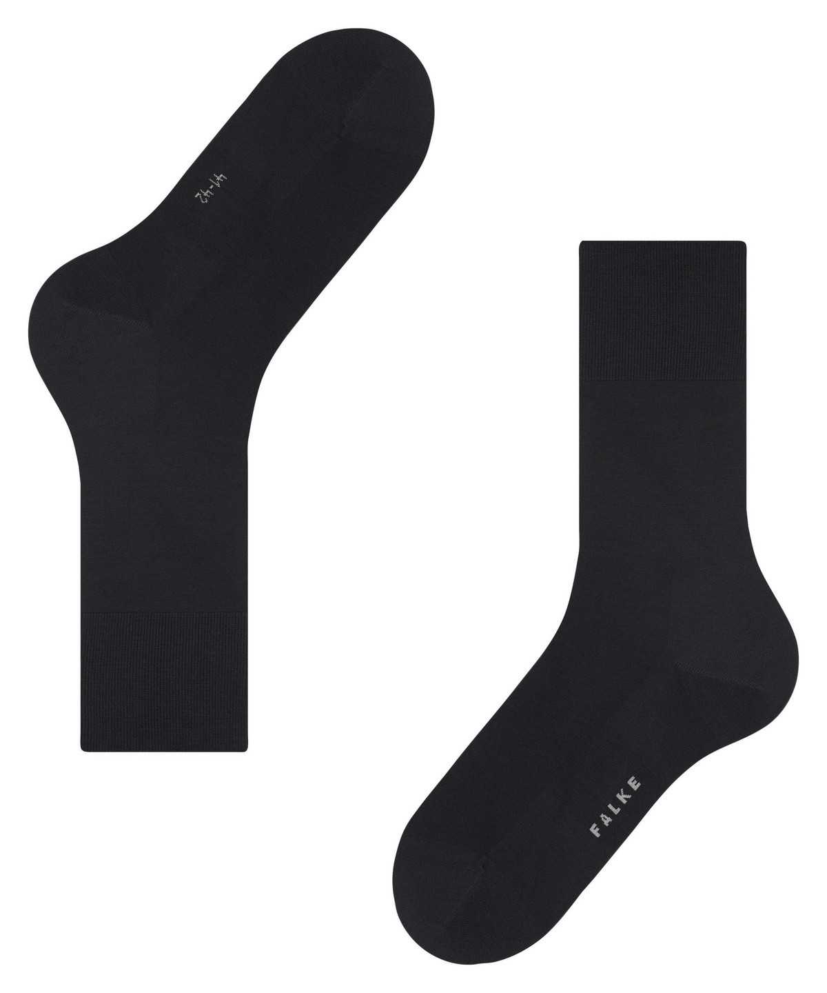 Skarpetki Falke ClimaWool Socks Męskie Czarne | YOALEI-326