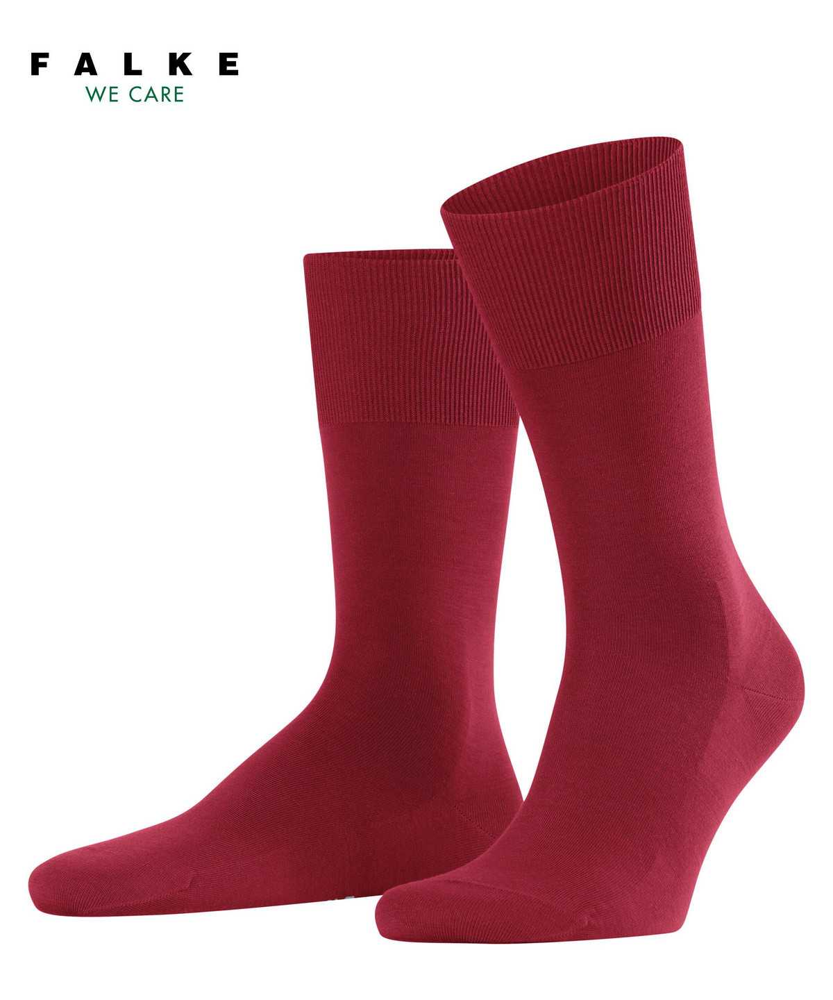 Skarpetki Falke ClimaWool Socks Męskie Czerwone | BWOZXV-750